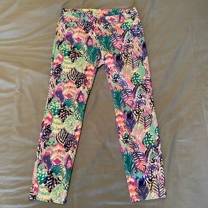 Women’s peacock print pants